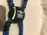 Black Panther Logo Dog Toy Rope and Tennis Ball Buckle Down Products NEW