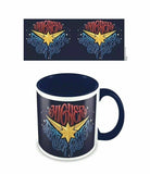 Captain Marvel Higher Further Faster Blue Coffee Mug Tea Cup - Boxed NEW