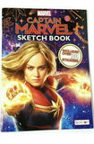 Marvel CAPTAIN MARVEL Sketch Book (Includes over 30 Stickers) NEW