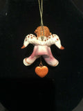Pink Maya Prayer Angel Orn by the Encore Group made by Russ Berrie NEW