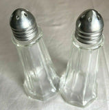 Pair (set Of 2) 1 Oz Tower Shakers w/Chrome Top NEW