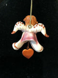 Pink Sabrina Prayer Angel Orn by the Encore Group made by Russ Berrie NEW
