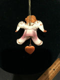 Pink Katherine Prayer Angel Orn by the Encore Group made by Russ Berrie NEW