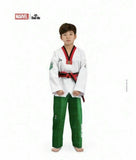 Marvel Dao Do Hulk White Collar Taekwondo Dobok Size 2 NEW