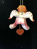 Pink Leah Prayer Angel Orn by the Encore Group made by Russ Berrie NEW