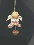 Pink Katherine Prayer Angel Orn by the Encore Group made by Russ Berrie NEW