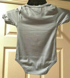Aurum Organic Bodysuit 6-12 Month Baby Blue NEW