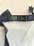 Marvel Black Panther Purple Dot Boy’s Bow Tie 100% Silk NEW