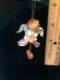 Pink Zoe Prayer Angel Orn by the Encore Group made by Russ Berrie NEW