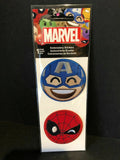 Marvel Comics Emoji Embroidered 3d Stickers Captain America Spiderman NEW