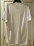 Jerzees White Sport T-shirt 100% Polyester Size Large