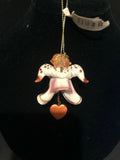 Pink Madeline Prayer Angel Orn by the Encore Group made by Russ Berrie NEW