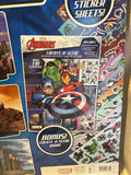 Avengers Jumbo Create A Scene Kit 1000+ Repositionsal Stickers NEW