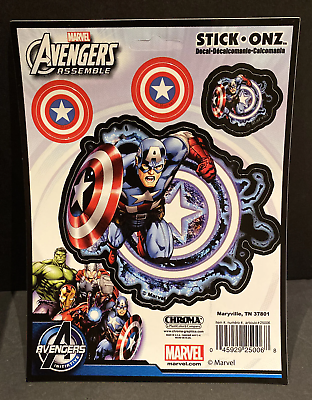 New Marvel Avengers Captain America Car Truck Vinyl Decal Sticker Made USA