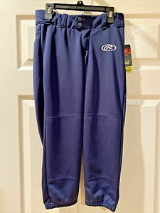 Rawlings Womens WRB150 Fastpitch Softball Pants Navy Blue XL