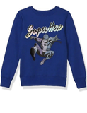 Marvel Girls Spiderman Sweatshirt Royal Size L