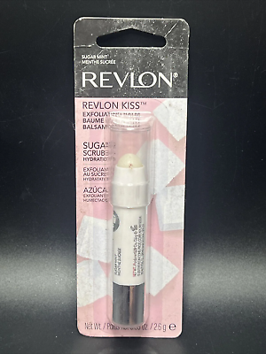 Revlon Kiss Exfoliating Balm With Sugar (0.09oz / 2.6g | 111 Sugar Mint) NEW