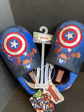 Marvel Avengers Captain America Toddler BOYS Slippers LIGHTS UP Size L 9/10