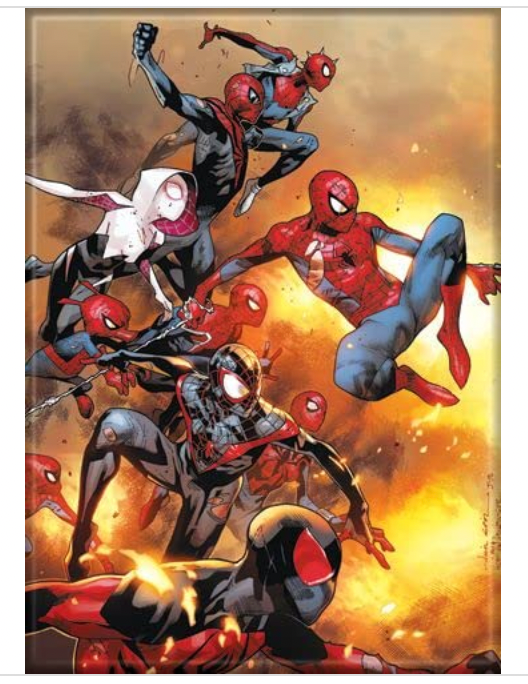 Spider Verse Marvel Comics Magnet At-A-Boy Magnet 2.5