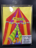 Circus Invites Amscan 8 Novelty Invitations w/ Envelopes Party Circus Fill In