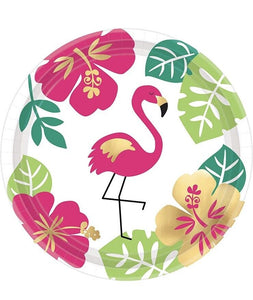 Aloha Summer Luau Tropical Beach Theme Party 7" Paper Dessert Plates