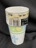 Blue Sweet Christening Hot/Cold 9oz Paper Cups Party Supplies 8 ct