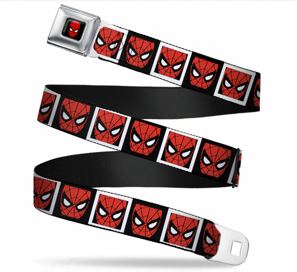 MARVEL  Spider-Man Seatbelt Belt - Spider-Man Face WSPD021