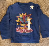 MARVEL Boys Amazing Spiderman Jumping Beans Swearshirt Sz 4