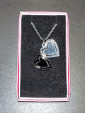 Heart Picture Locket With Love Necklace 16-18" Chain "F"