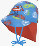 Marvel Captain America Toddler Beach Hat W/UPF Protection Size 2T-4T