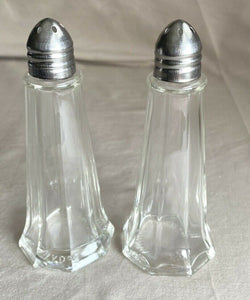 Pair (set Of 2) 1 Oz Tower Shakers w/Chrome Top NEW