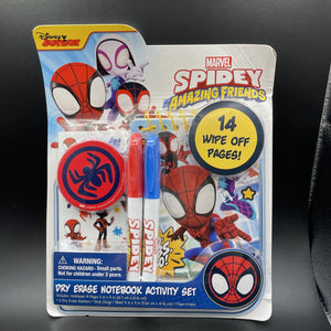 Marvel Spidey & Amazing Friends Dry Erase Notebook Activity Set Ages 3+