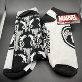 Marvel Venom 2 Pair Men's Socks Sz 10-13