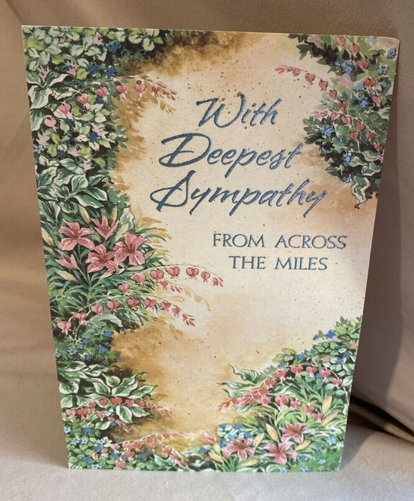 Sympathy Greeting Card w/Envelope NEW