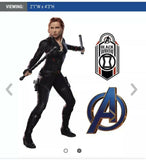 Original FATHEAD Avengers Endgame Black Widow Giant Wall Decal Sticker Marvel NEW