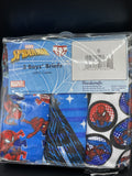 3 PACK BOYS BRIEFS MARVEL ULTIMATE SPIDERMAN SIZE 6