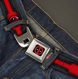 MARVEL DEADPOOL Logo CLOSE-UP Seatbelt Belt- WDP042 24"-38"