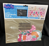 PEPPA PIG 'Confetti Party' DOUBLE BANNER KIT (2pcs) ~ Birthday Party Decorations