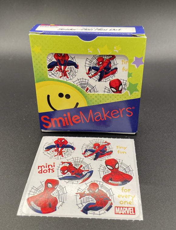 100 Smile Makers Marvel Spider-man Mini Dot Stickers