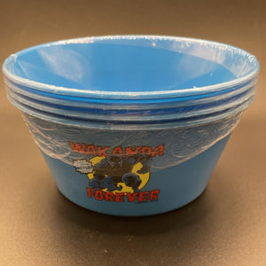 Wakanda Forever 4pk Blue Bowl Set