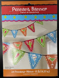 Fiesta 24 Pennant Banner 15’ Long