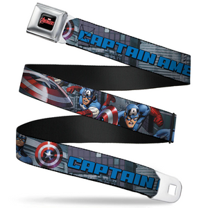 MARVEL AVENGERS MARVEL AVENGERS Logo Seatbelt Belt - WCA013