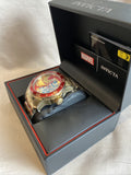 Invicta 48mm Marvel Tony Starks Iron man Pro Diver Ltd Ed 2/4000 Gold Red Watch