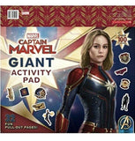 Marvel: Captain Marvel Giant Activity Pad (English) Paperback Book New
