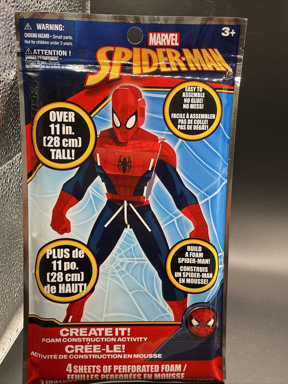 Marvel Spiderman Foam Puzzle Action Figure 11” Tall Ages 3+