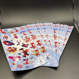 Marvel Spidey & His Amazing Friends Sticker Sheet  20+Stickers on Sheet 15 Sheet Pack