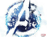 Marvel Avengers Blue Logo Amazon Echo Skin By Skinit NEW