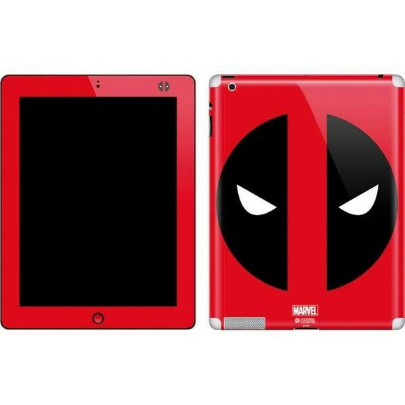 Marvel Deadpool Logo Red Apple iPad 2 Skin By Skinit NEW