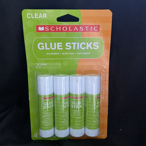 School Glue Sticks Best Washable Clear School Glue Sticks 4 pack – The Odd  Assortment