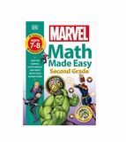 Marvel Math Made Easy, Second Grade: Join the Marvel Super Heroes and Make Math